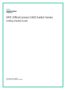 Handleiding HP 1420-16G Switch