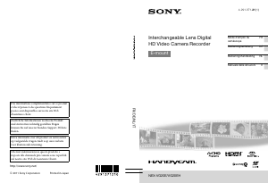 Mode d’emploi Sony NEX-VG20EH Caméscope