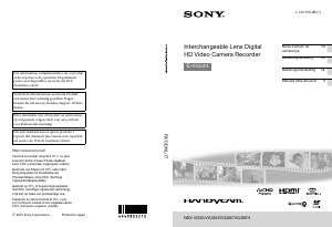 Manuale Sony NEX-VG30E Videocamera