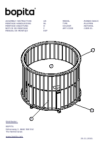 كتيب قفص أطفال Rondo Bopita