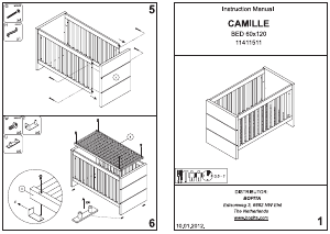 Manual de uso Bopita Camille Cuna