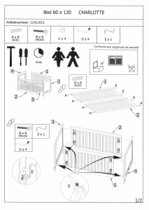 Hướng dẫn sử dụng Bopita Charlotte Cũi