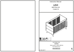 説明書 Bopita Levi 折り畳み式ベッド