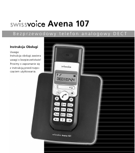 Instrukcja Swissvoice Avena 107 Telefon bezprzewodowy