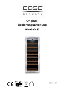 Manual Caso WineSafe 43 Wine Cabinet