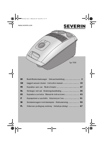 Manual Severin BC 7046 Vacuum Cleaner
