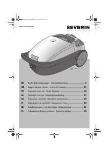 Manual de uso Severin BC 7050 Aspirador