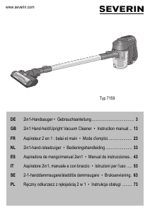 Bedienungsanleitung Severin HV 7165 Staubsauger