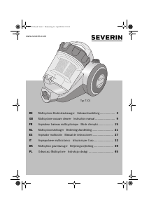 Instrukcja Severin MY 7101 Odkurzacz