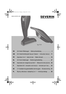 Bruksanvisning Severin SC 7172 Dammsugare