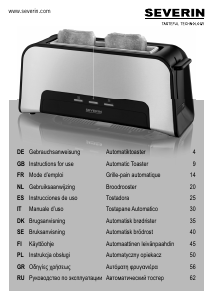 Manual Severin AT 2260 Toaster