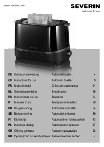 Bedienungsanleitung Severin AT 2290 Toaster