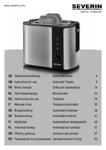 Bedienungsanleitung Severin AT 2589 Toaster