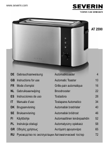 Instrukcja Severin AT 2590 Toster