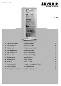 Manual de uso Severin KS 9878 Refrigerador