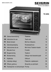 Manuale Severin TO 2056 Forno