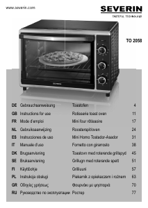 Mode d’emploi Severin TO 2058 Four