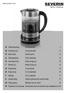 Manuale Severin WK 3471 Bollitore