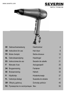 Instrukcja Severin HT 0141 Suszarka do włosów