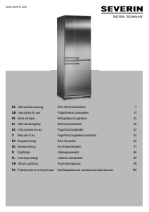 Manuale Severin KS 9773 Frigorifero-congelatore