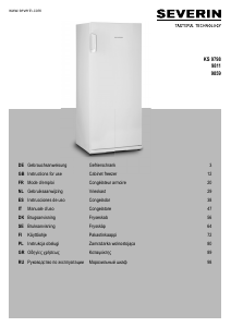 Instrukcja Severin KS 9798 Zamrażarka