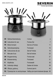 Bedienungsanleitung Severin FO 9468 Fondue