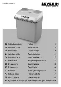 Bruksanvisning Severin KB 2922 Kylbox