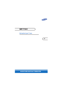 Manuale Samsung SMT-T1041 Ricevitore digitale