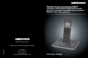 Instrukcja Medion LIFE P63004 (MD 83321) Telefon bezprzewodowy
