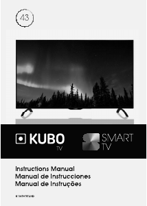 Manual de uso Kubo K1143VTSTUHD Televisor de LED