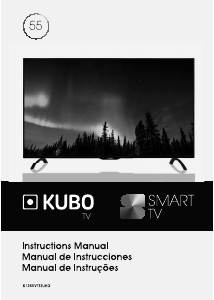 Manual de uso Kubo K1355VTSTUHD Televisor de LED