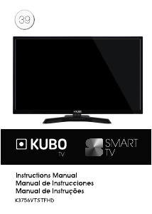 Manual Kubo K3756VTSTFHD LED Television