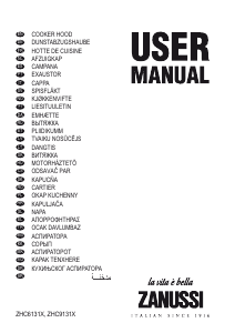 Manual Zanussi ZHC6131X Hotă