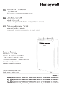 Manual de uso Honeywell MN09CESBB Aire acondicionado