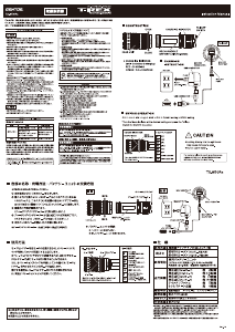 説明書 ジェントス TX-850Re 懐中電灯