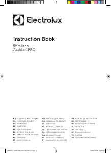 Kullanım kılavuzu Electrolux EKM6000 AssistentPRO Mikser standı