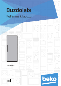 Kullanım kılavuzu BEKO 7218 NFD Dondurucu