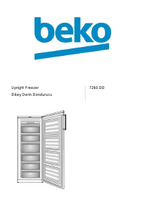 Manual BEKO 7260 DD Freezer