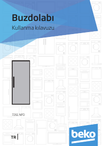 Kullanım kılavuzu BEKO 7261 NFD Dondurucu