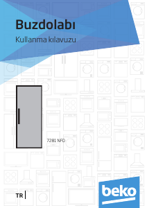 Kullanım kılavuzu BEKO 7281 NFD Dondurucu