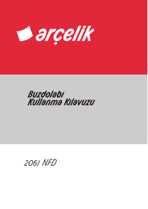 Kullanım kılavuzu Arçelik 2061 NFD Dondurucu