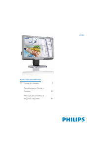 Manual Philips 201BL2CB Monitor LED