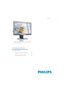 Bruksanvisning Philips 201BL2CS LED skärm
