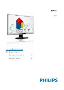 Brugsanvisning Philips 221S3LSS LED-skærm