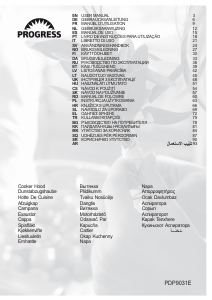 Руководство Progress PDP9031E Кухонная вытяжка