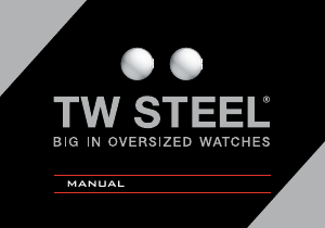 Handleiding TW Steel TW11 Canteen Horloge