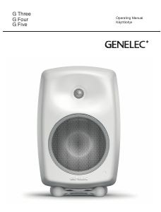 Käyttöohje Genelec G Four Kaiutin