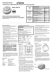 Manual Fito ASD-10 Smoke Detector