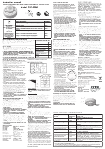 Manual Fito ASD-10QR Smoke Detector