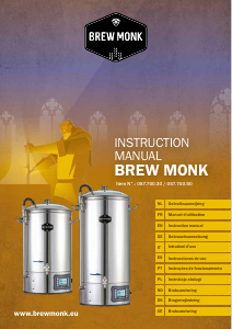 Manual de uso Brewmonk 057.700.30 Máquina de elaboración de cerveza